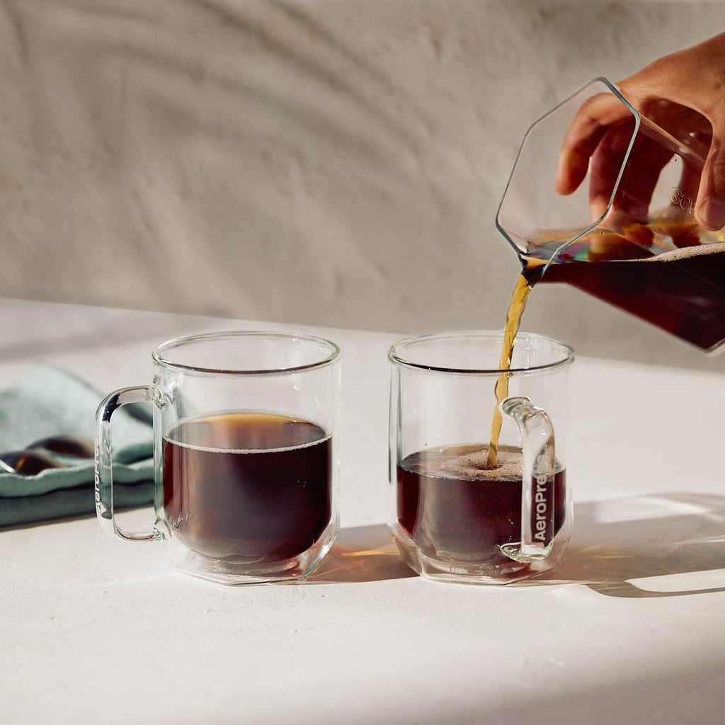 AeroPress Original Coffee Press - All-in-One French Press, Pour-Over & Espresso Style Manual Brewer, 2 Min Brew for Less Bitterness, More Flavor, Small Portable Coffee Maker, Travel & Camping