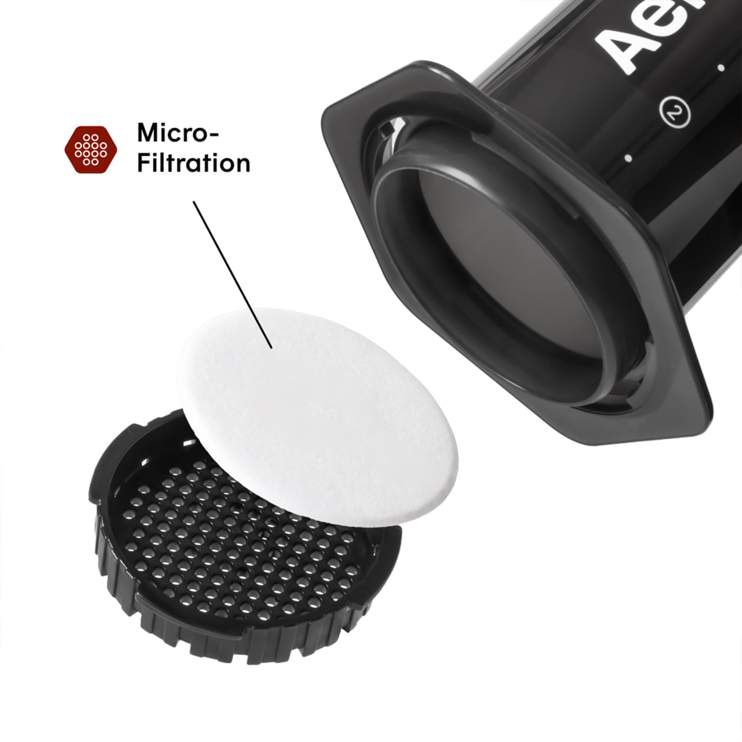 AeroPress Original Coffee Press - All-in-One French Press, Pour-Over & Espresso Style Manual Brewer, 2 Min Brew for Less Bitterness, More Flavor, Small Portable Coffee Maker, Travel & Camping