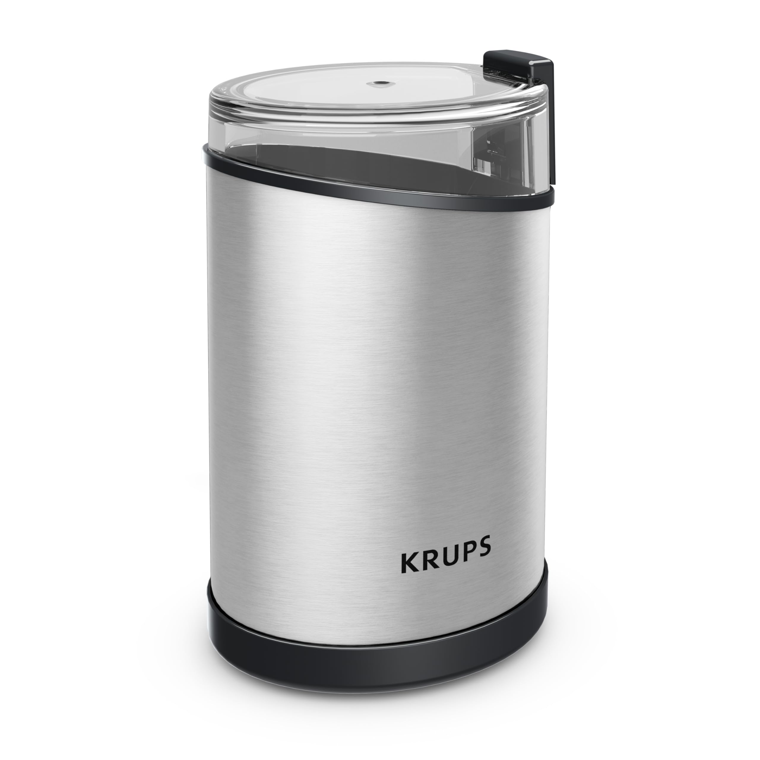 KRUPS Precision Electric Coffee Grinders, 3 oz Capacity, 200W Motor, Stainless Steel Blades for Uniform Grinding of Beans, Herb and Nuts, Coffee and Spice Grinder Electric, (Black)