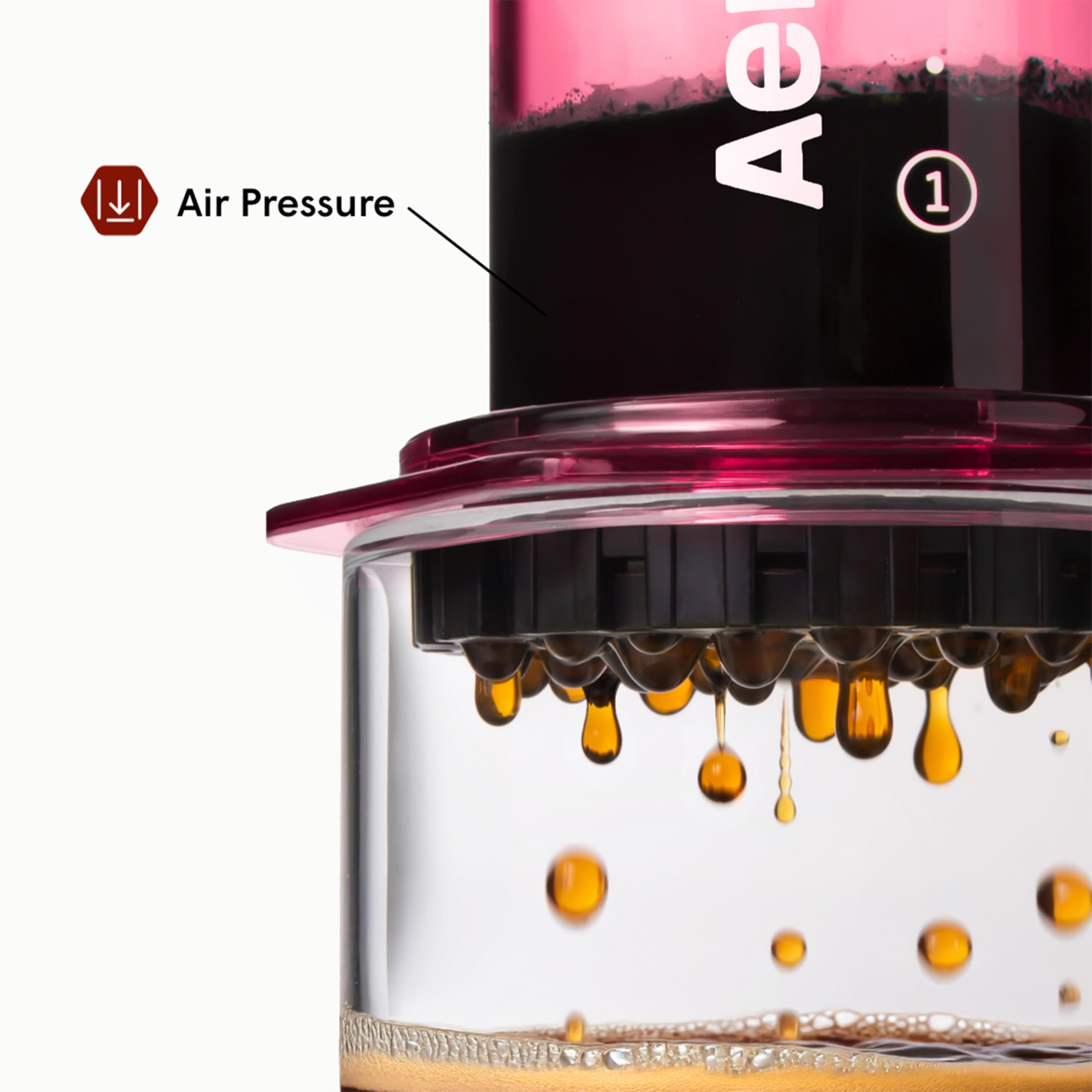 AeroPress Original Coffee Press - All-in-One French Press, Pour-Over & Espresso Style Manual Brewer, 2 Min Brew for Less Bitterness, More Flavor, Small Portable Coffee Maker, Travel & Camping